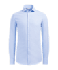 SUITSUPPLY  Camisa Oxford corte Extra Slim azul claro washed