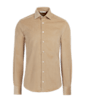 SUITSUPPLY  Light Brown Slim Fit Shirt