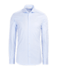 SUITSUPPLY  Light Blue Striped Slim Fit Shirt