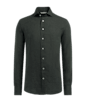 SUITSUPPLY  Dark Green Extra Slim Fit Shirt