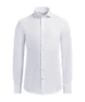 SUITSUPPLY  Camicia Oxford bianca lavata vestibilità slim