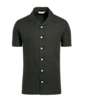 SUITSUPPLY  Kurzarm-Hemd grün in Slim Fit