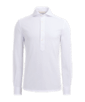 SUITSUPPLY  White Extra Slim Fit Popover
