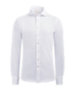 SUITSUPPLY  Camicia bianca piqué vestibilità extra slim