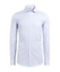 SUITSUPPLY  Camisa de sarga blanca a rayas corte Slim