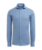 SUITSUPPLY  Light Blue Twill Slim Fit Shirt