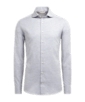 SUITSUPPLY  Light Grey Twill Extra Slim Fit Shirt