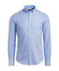 SUITSUPPLY  Camisa Oxford corte Slim azul claro washed