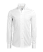 SUITSUPPLY  Camicia bianca in twill vestibilità extra slim