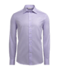 SUITSUPPLY  Purple Striped Twill Slim Fit Shirt