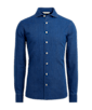 SUITSUPPLY  Camisa azul corte Slim