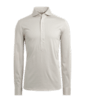 SUITSUPPLY  Ljusgrå jerseyskjorta med extra smal passform