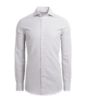 SUITSUPPLY  Light Grey Honeycomb Slim Fit Shirt