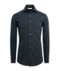 SUITSUPPLY  Navy Poplin Extra Slim Fit Shirt