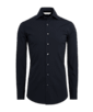 SUITSUPPLY  Camicia navy stretch vestibilità extra slim