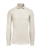 SUITSUPPLY  Ljusbrun skjorta med smal passform