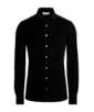 SUITSUPPLY  Camicia nera vestibilità slim
