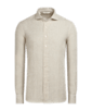 SUITSUPPLY  Light Brown Extra Slim Fit Shirt