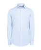 SUITSUPPLY  Blue Striped Poplin Extra Slim Fit Shirt