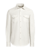 SUITSUPPLY  米白色西部风格衬衫