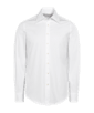 SUITSUPPLY  White Large Classic Collar Slim Fit Shirt