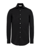 SUITSUPPLY  Popeline-Hemd schwarz Extra Slim Fit