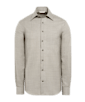 SUITSUPPLY  Light Taupe Slim Fit Shirt