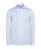 SUITSUPPLY  Ljusblå skjorta med slim fit och krage i ett stycke