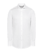 SUITSUPPLY  Koszula tailored fit biała podwójne mankiety