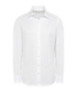 SUITSUPPLY  Koszula tailored fit z wydłużonym klasycznym kołnierzykiem biała