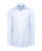 SUITSUPPLY  Chemise coupe Tailored en popeline bleu clair à rayures