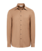 SUITSUPPLY  Mid Brown Tailored Fit Shirt