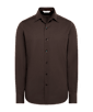 SUITSUPPLY  Brown Cotton Shirt