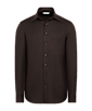 SUITSUPPLY  Hemd dunkelbraun Relaxed Fit