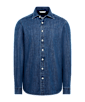 SUITSUPPLY  Dark Blue Denim Shirt