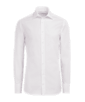 SUITSUPPLY  Vit poplinskjorta med smal passform