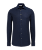 SUITSUPPLY  Navy Royal Oxford Extra Slim Fit Shirt