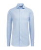 SUITSUPPLY  Camisa Oxford corte Extra Slim azul claro puntitos