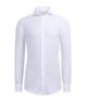 SUITSUPPLY  Vit skjorta i kypraväv med extra smal passform
