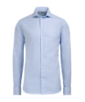 SUITSUPPLY  Randig ljusblå Oxfordskjorta med extra smal passform
