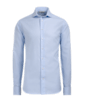 SUITSUPPLY  Randig ljusblå Oxfordskjorta med smal passform