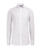 SUITSUPPLY  Camisa Oxford corte Slim blanca puntitos
