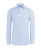 SUITSUPPLY  Rutig ljusblå skjorta med smal passform