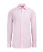 SUITSUPPLY  Randig rosa Oxfordskjorta med smal passform