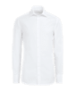 SUITSUPPLY  Camisa blanca corte Slim popelina
