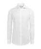 SUITSUPPLY  Camisa de sarga corte Slim blanca