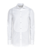 SUITSUPPLY  White Pleated Slim Fit Tuxedo Shirt