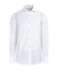 SUITSUPPLY  White Piqué Extra Slim Fit Tuxedo Shirt