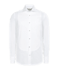 SUITSUPPLY  White Plisse Extra Slim Fit Tuxedo Shirt