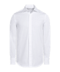 SUITSUPPLY  白色斜纹特别修身身型礼服衬衫